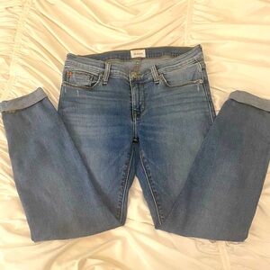 Hudson Skinny Jeans Distressed Blue Size 27 ankle